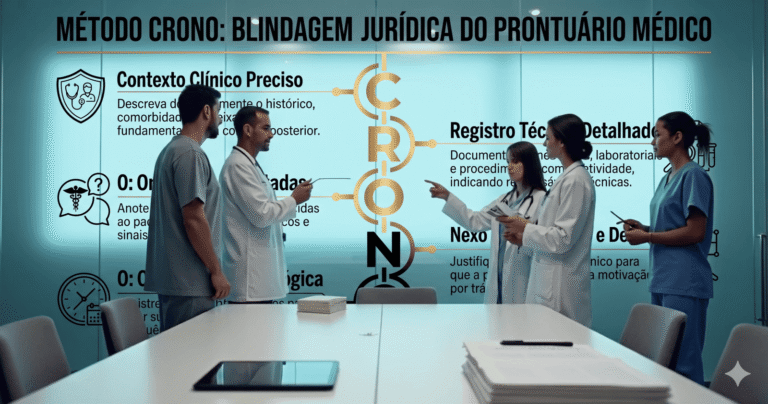 Equipe de saúde monta mural digital com método CRONO sobre prontuário